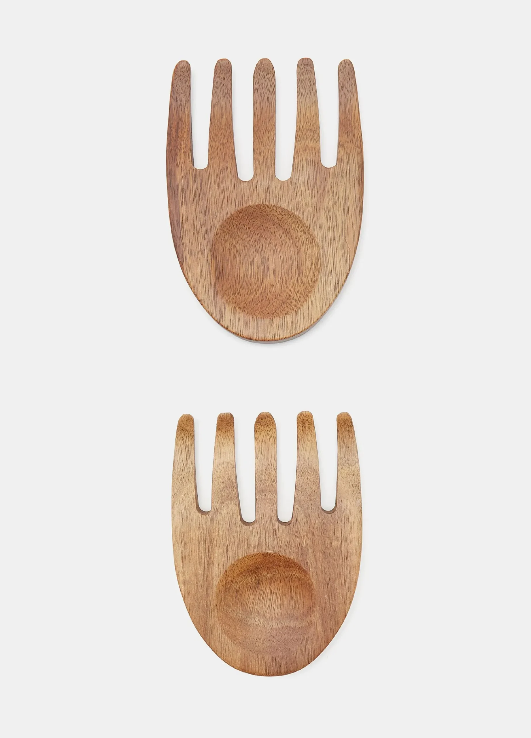 Set 2 posate piccole per insalata in acacia*Croff New