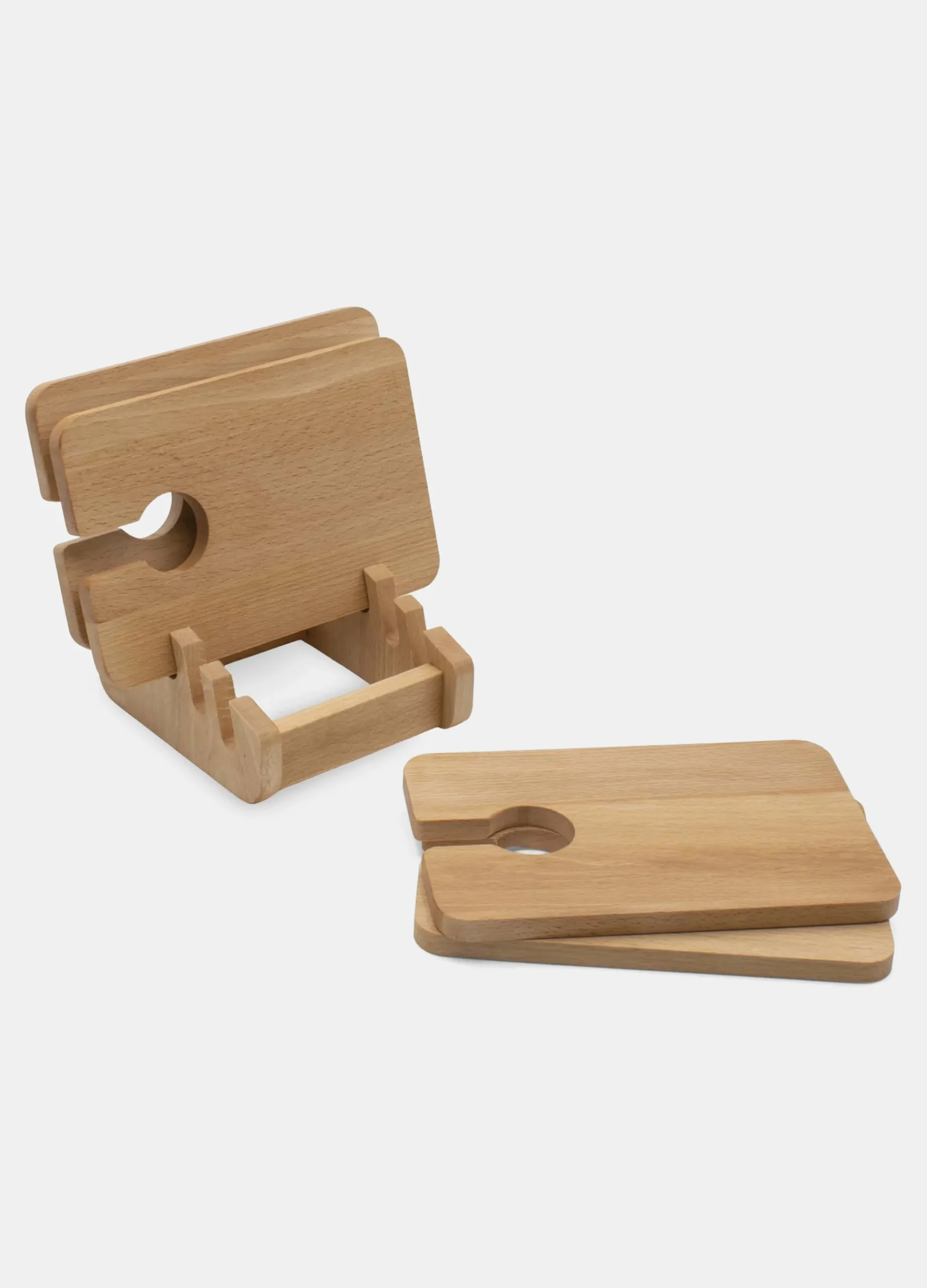 Set 4 taglieri in legno di faggio da aperitivo Made in Italy*Croff Online