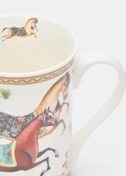 Set 2 tazze mug con stampa cavalli*Croff Clearance