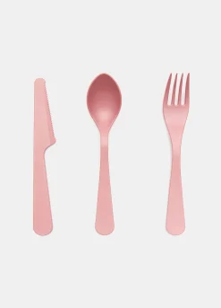 Set posate riutilizzabili in plastica riciclata*Croff Discount