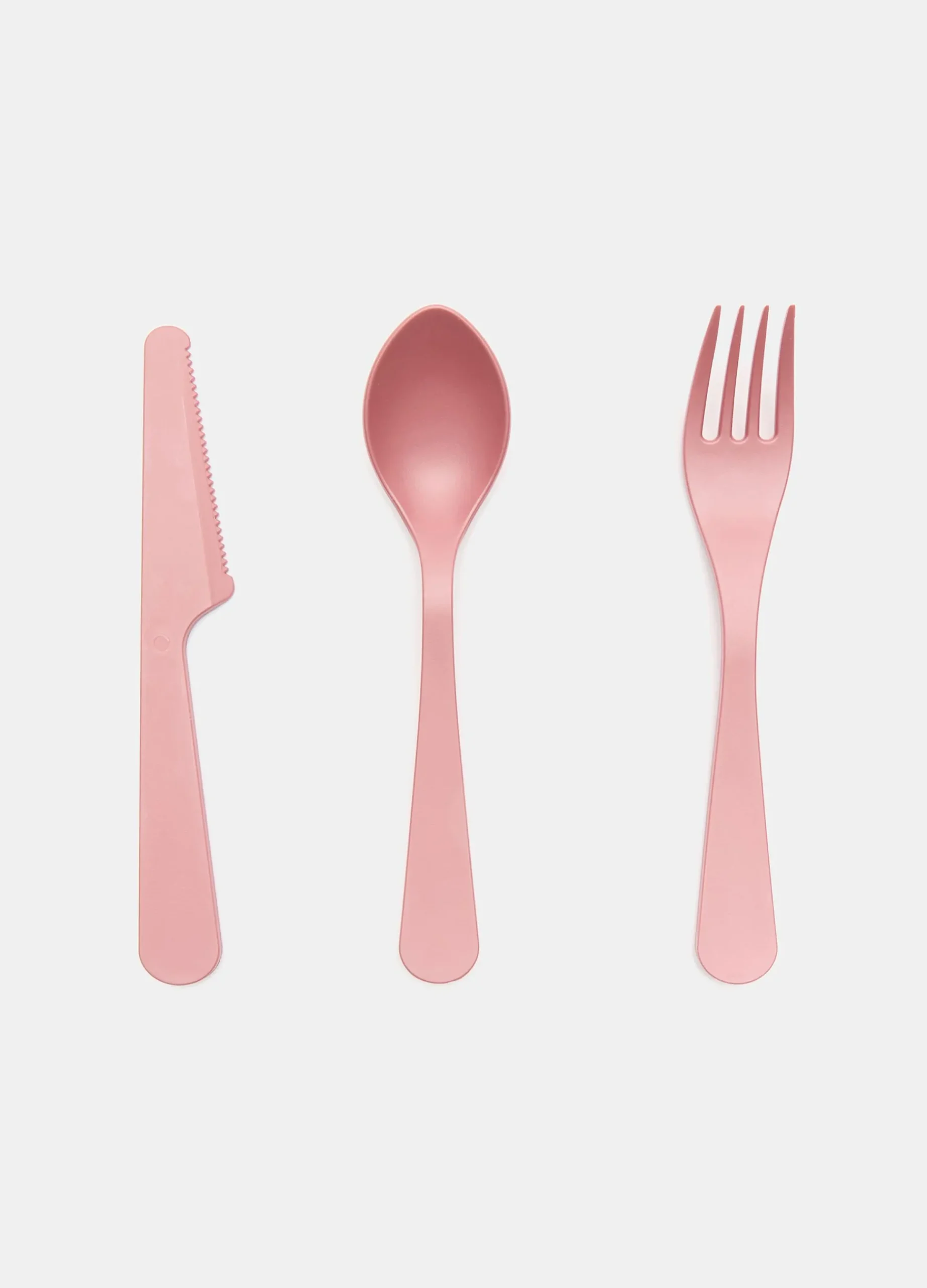 Set posate riutilizzabili in plastica riciclata*Croff Discount