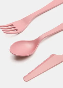 Set posate riutilizzabili in plastica riciclata*Croff Discount