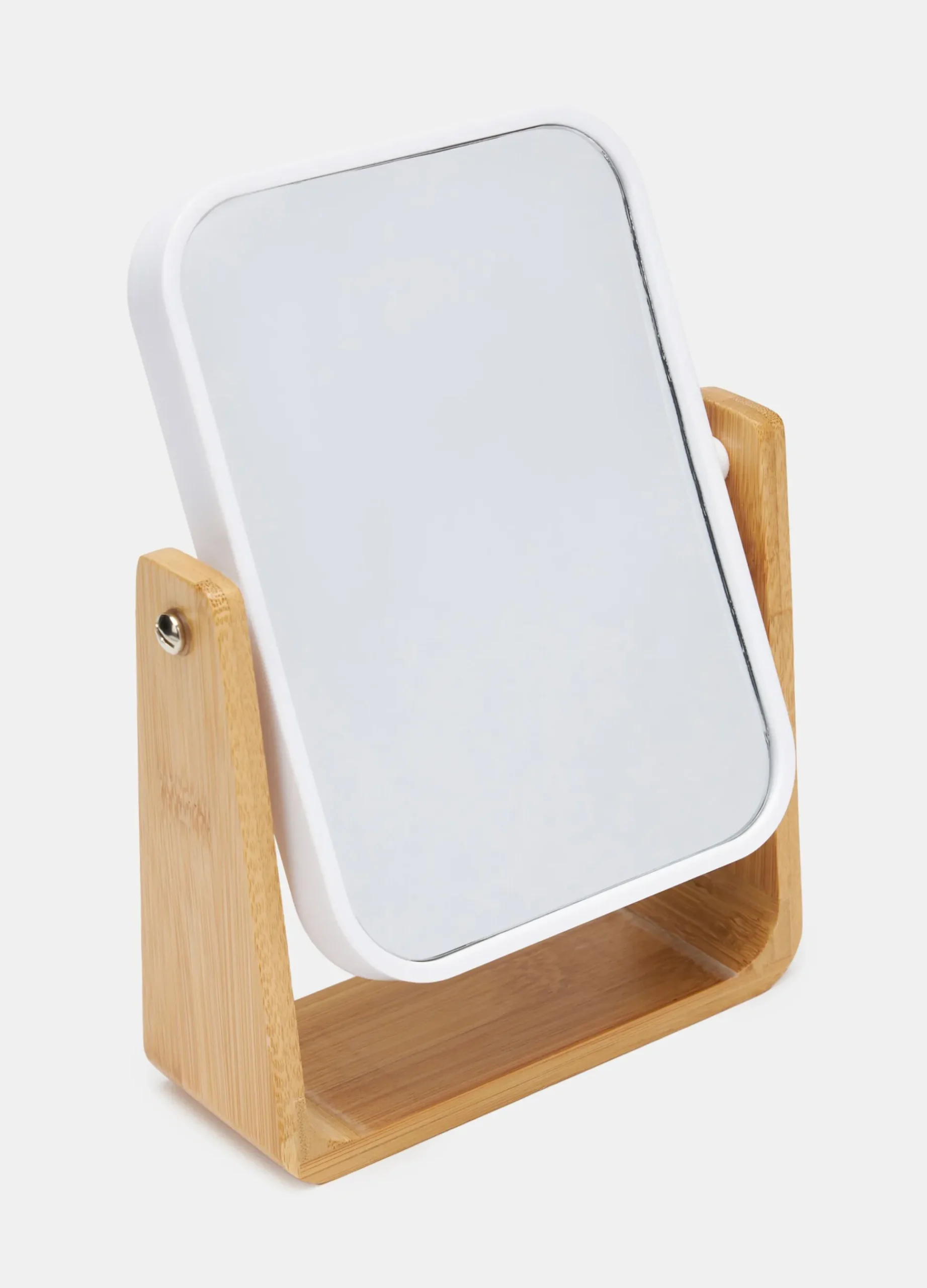 Specchio rettangolare con base in bamboo*Croff Clearance