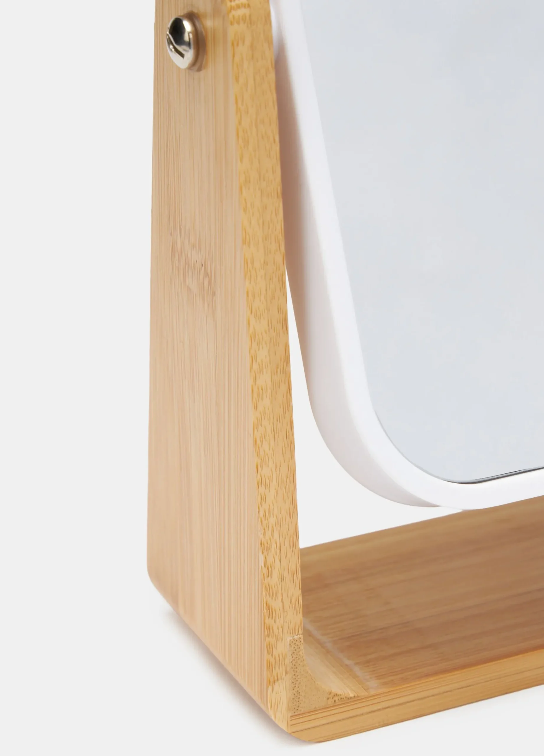 Specchio rettangolare con base in bamboo*Croff Clearance