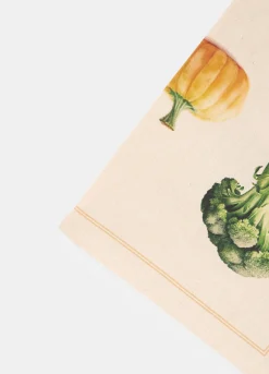 Strofinaccio con stampa verdure di stagione*Croff Sale
