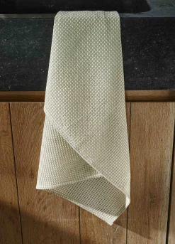 Strofinaccio in cotone bio a nido d'ape*Croff Online