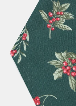 Strofinaccio in cotone con stampa vischio*Croff Outlet