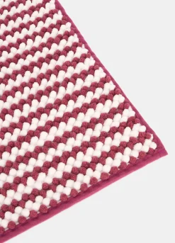 Tappetino in microfibra a righe*Croff New