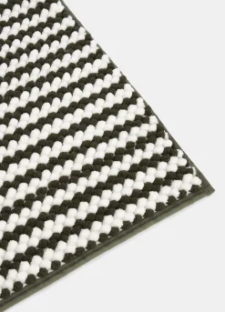 Tappetino in microfibra a righe*Croff Outlet
