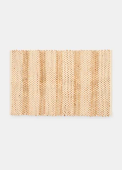 Tappeto in iuta e cotone intrecciato*Croff Outlet