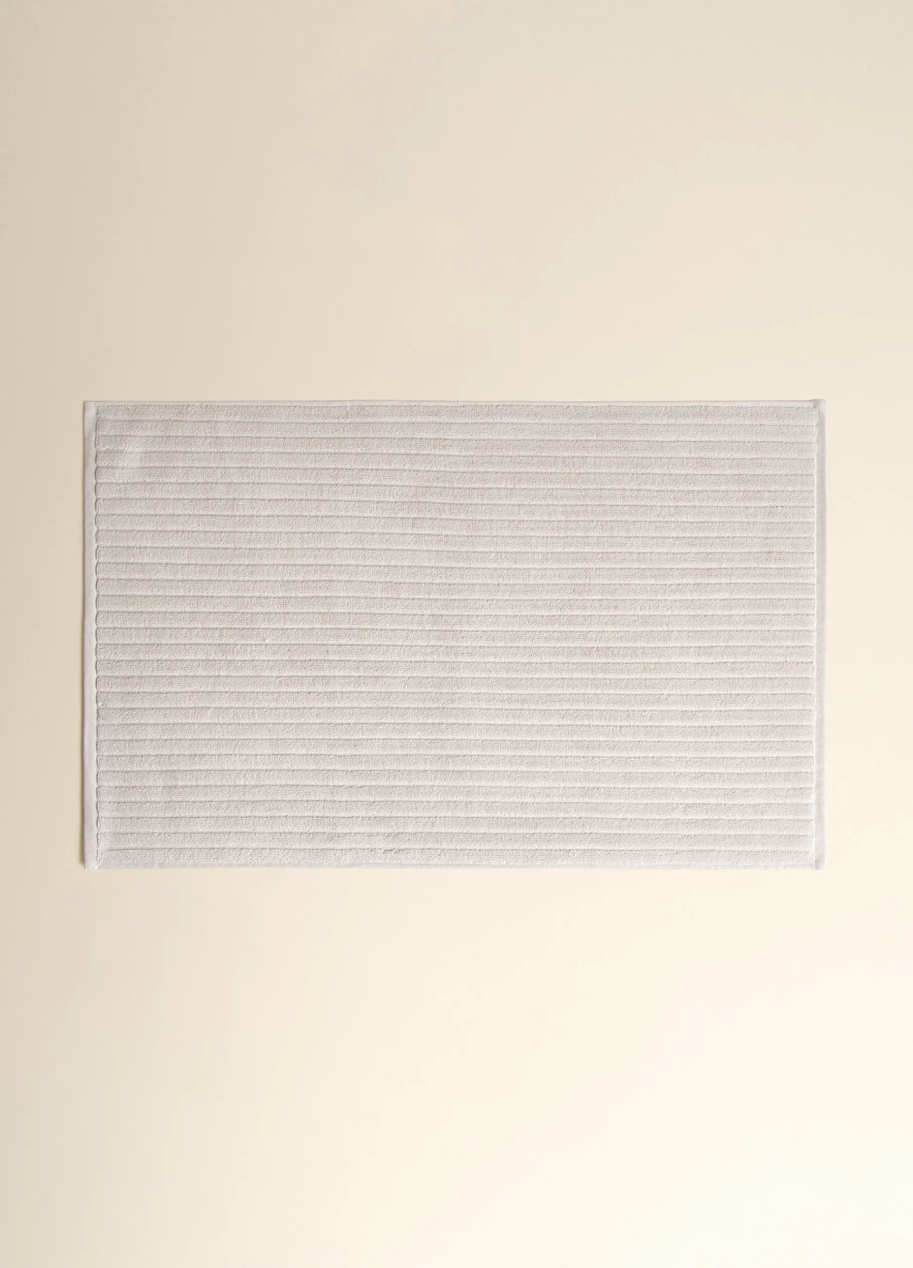 Tappeto in puro cotone jacquard a righe Made in Portugal*Croff Clearance