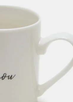 Tazza con lettering in porcellana*Croff Sale