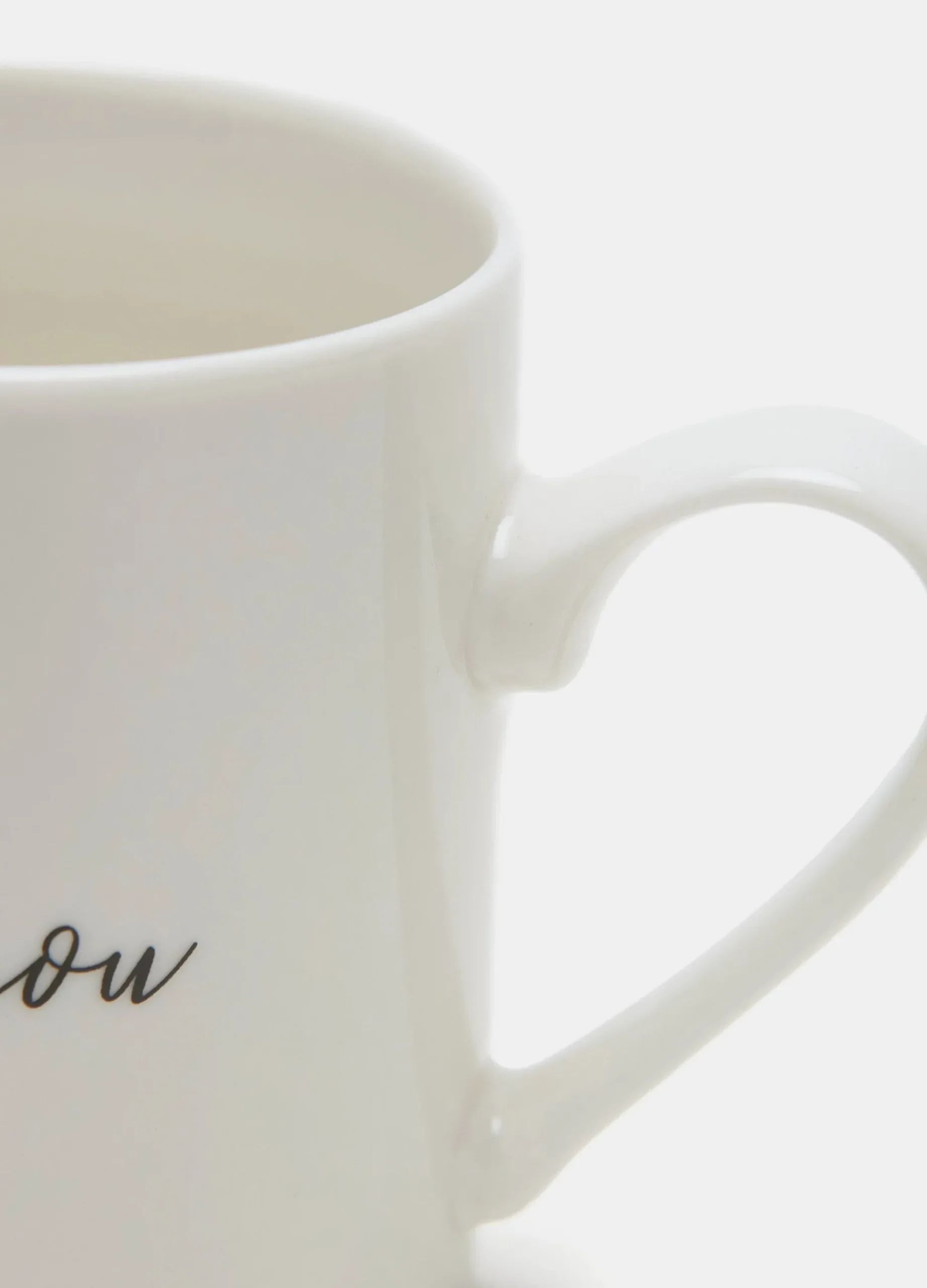 Tazza con lettering in porcellana*Croff Sale