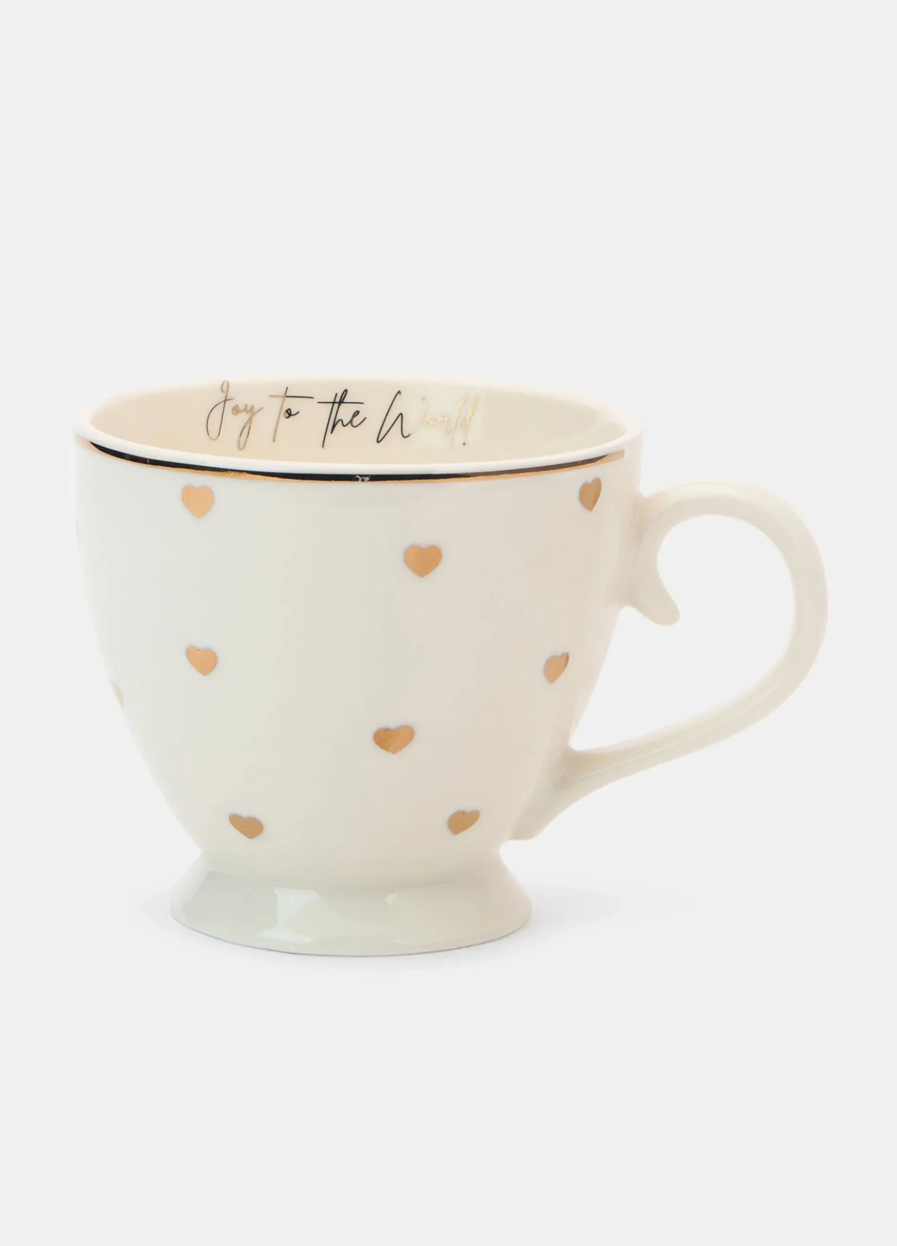 Tazza in ceramica con cuori*Croff Discount