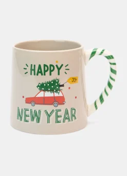 Tazza in ceramica con manico a strisce*Croff Best