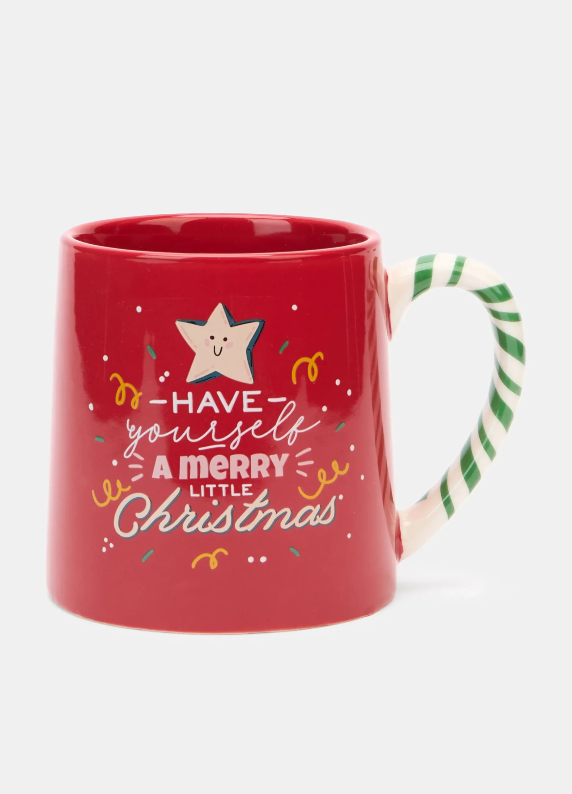 Tazza in ceramica con manico a strisce*Croff Best
