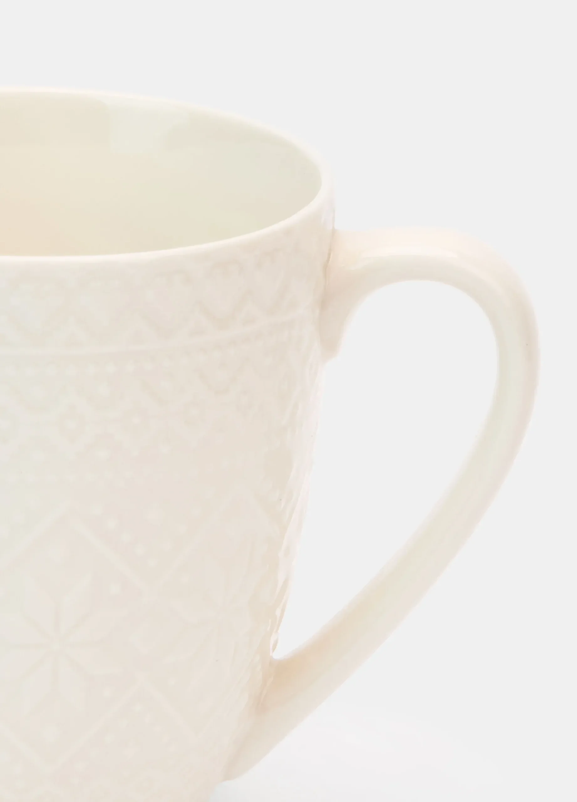 Tazza in ceramica con rilievo*Croff Best