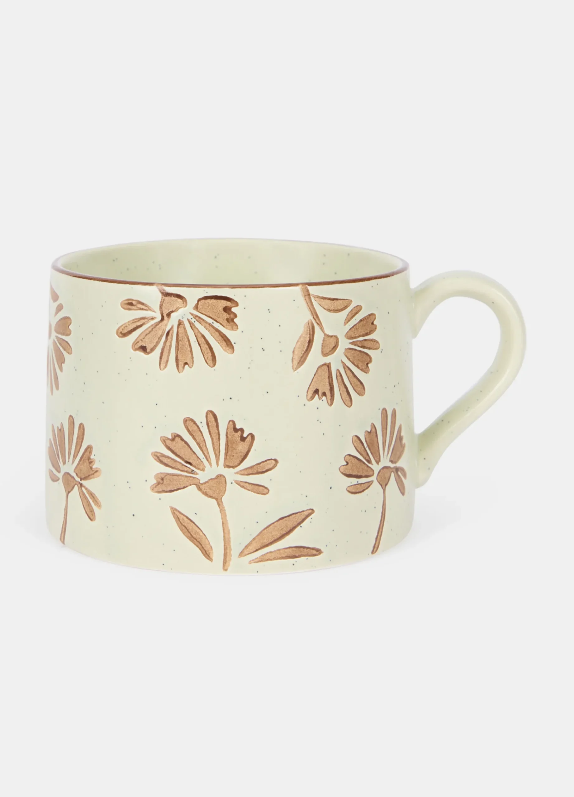 Tazza mug in ceramica a fiori*Croff Hot