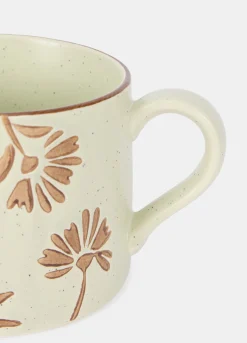 Tazza mug in ceramica a fiori*Croff Hot