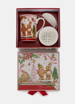 Tazza per tisana natalizia in porcellana*Croff