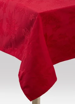 Tovaglia 6 posti con ricamo agrifoglio*Croff Discount