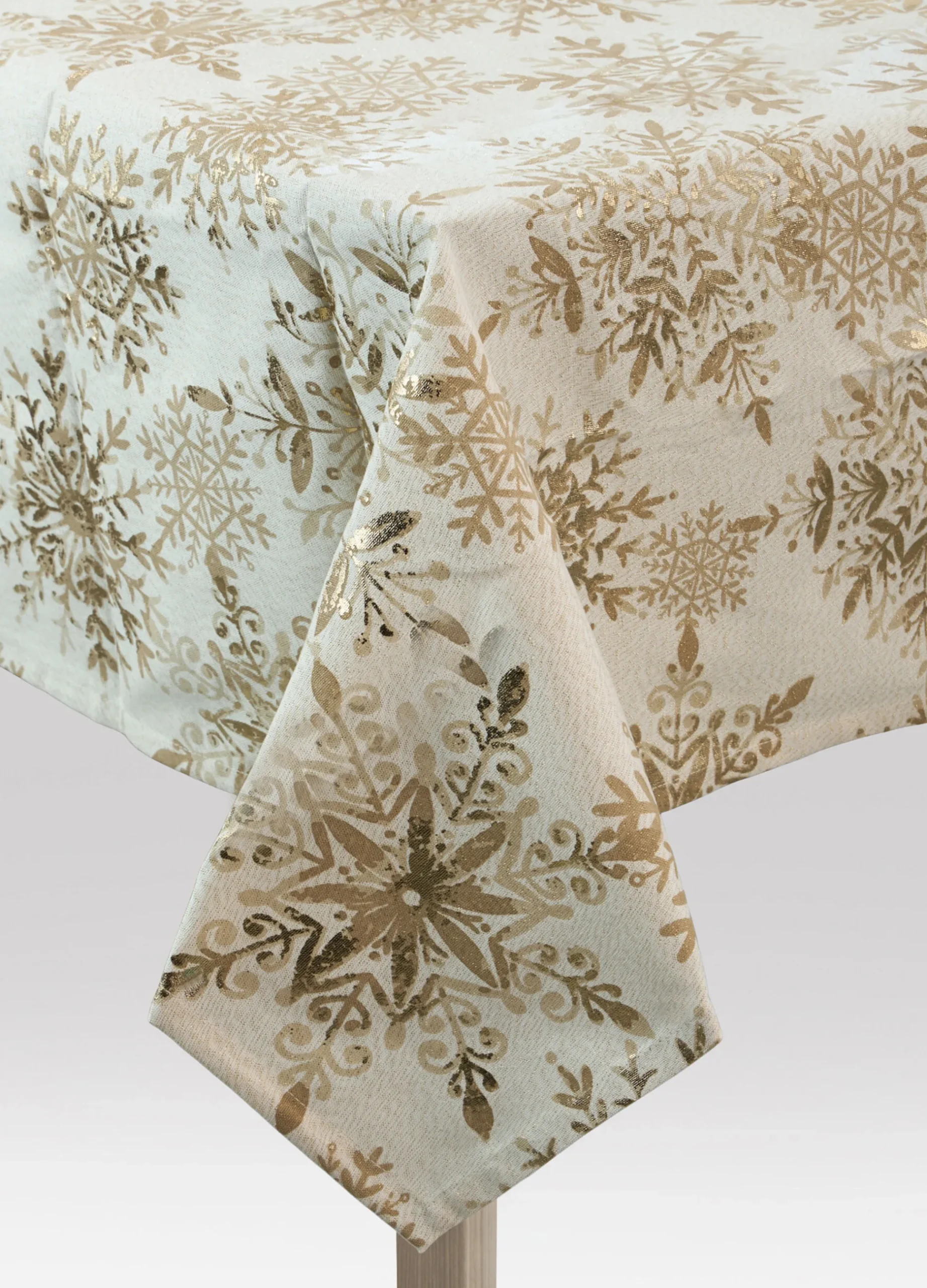 Tovaglia fiocchi di neve in misto cotone*Croff