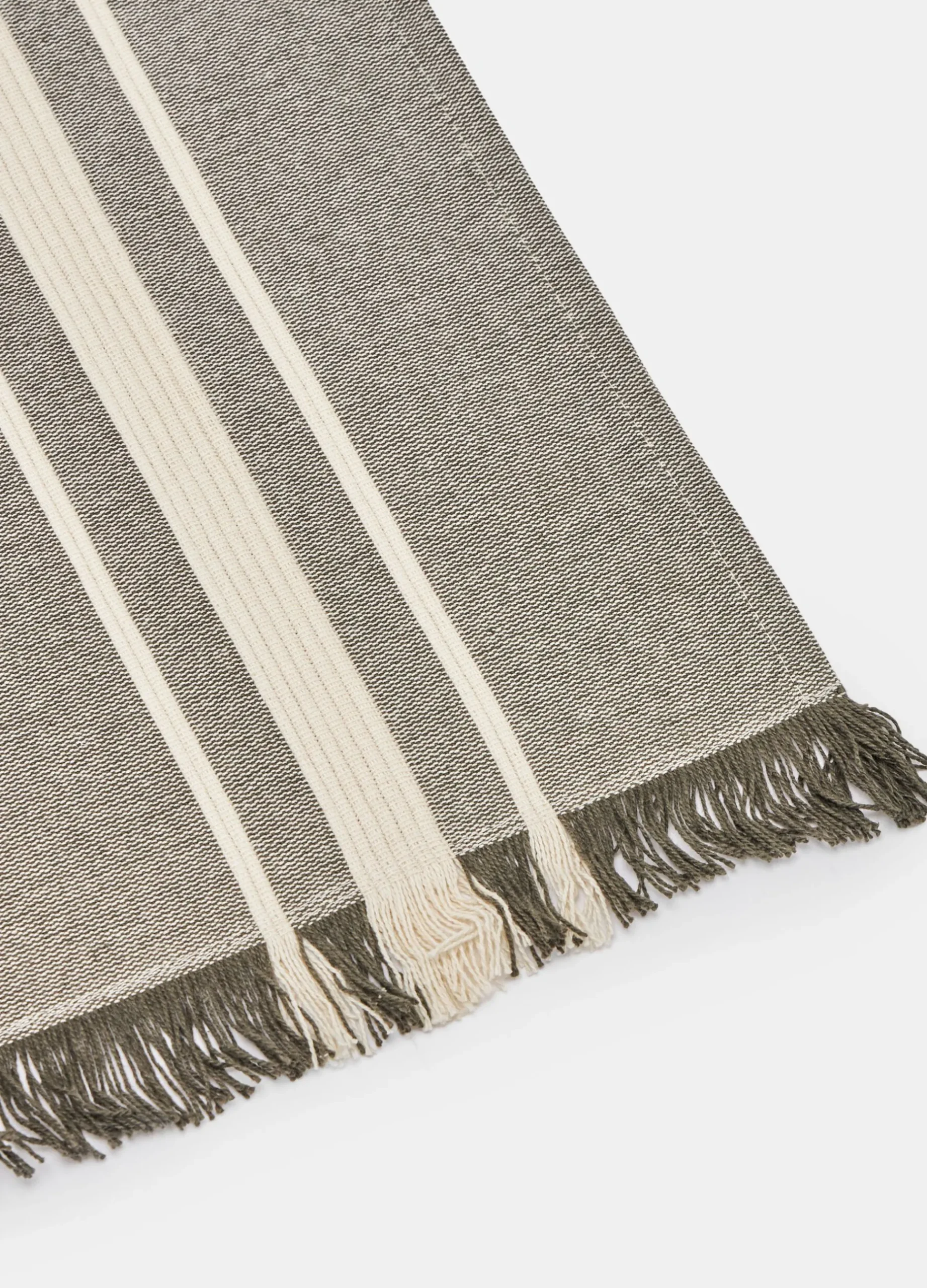 Tovaglietta da colazione in cotone con frange*Croff Outlet