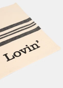 Tovaglietta rettangolare in cotone "Lovin'"*Croff Hot