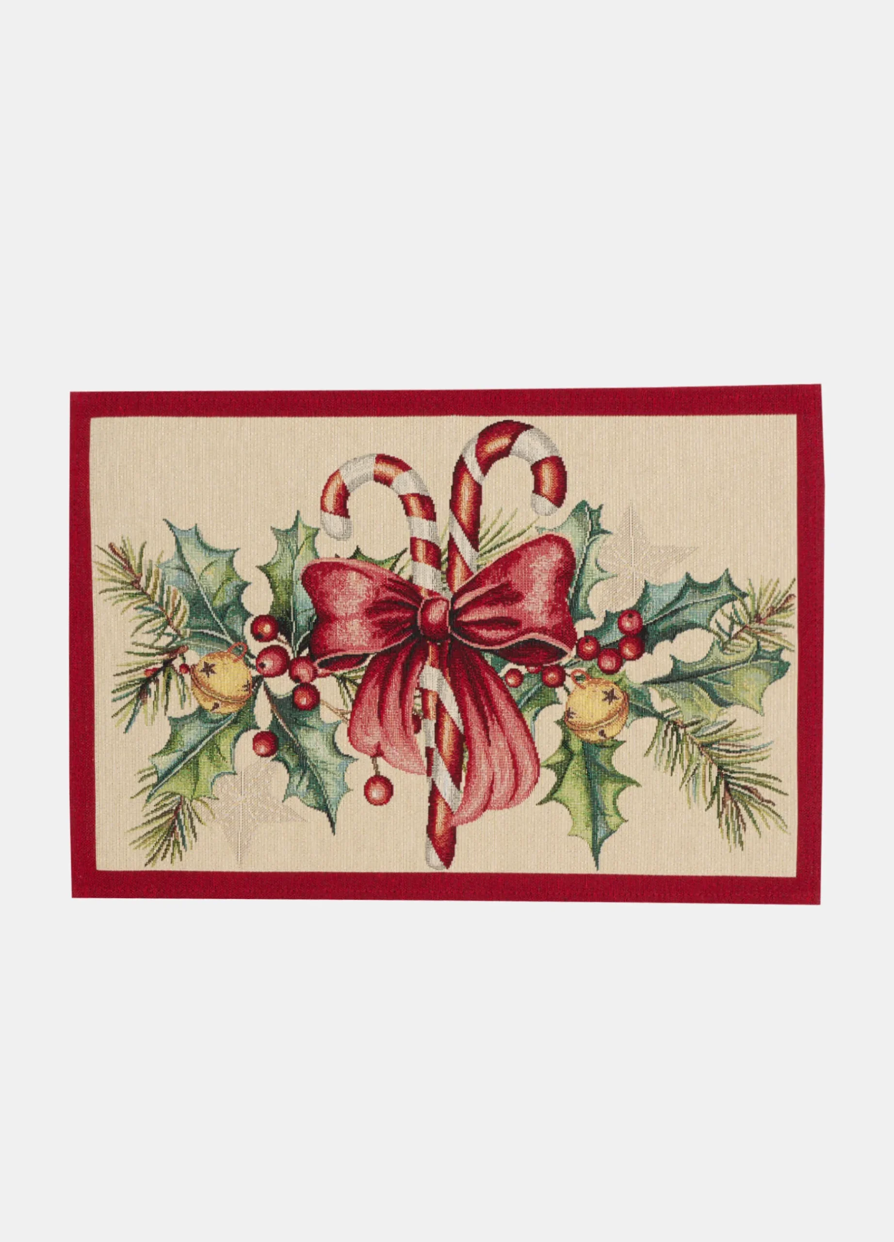 Tovaglietta rettangolare in misto cotone jacquard*Croff Discount