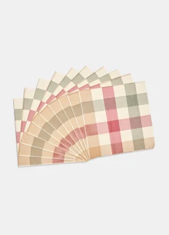 Tovaglioli in carta a quadretti Made in Italy*Croff Discount