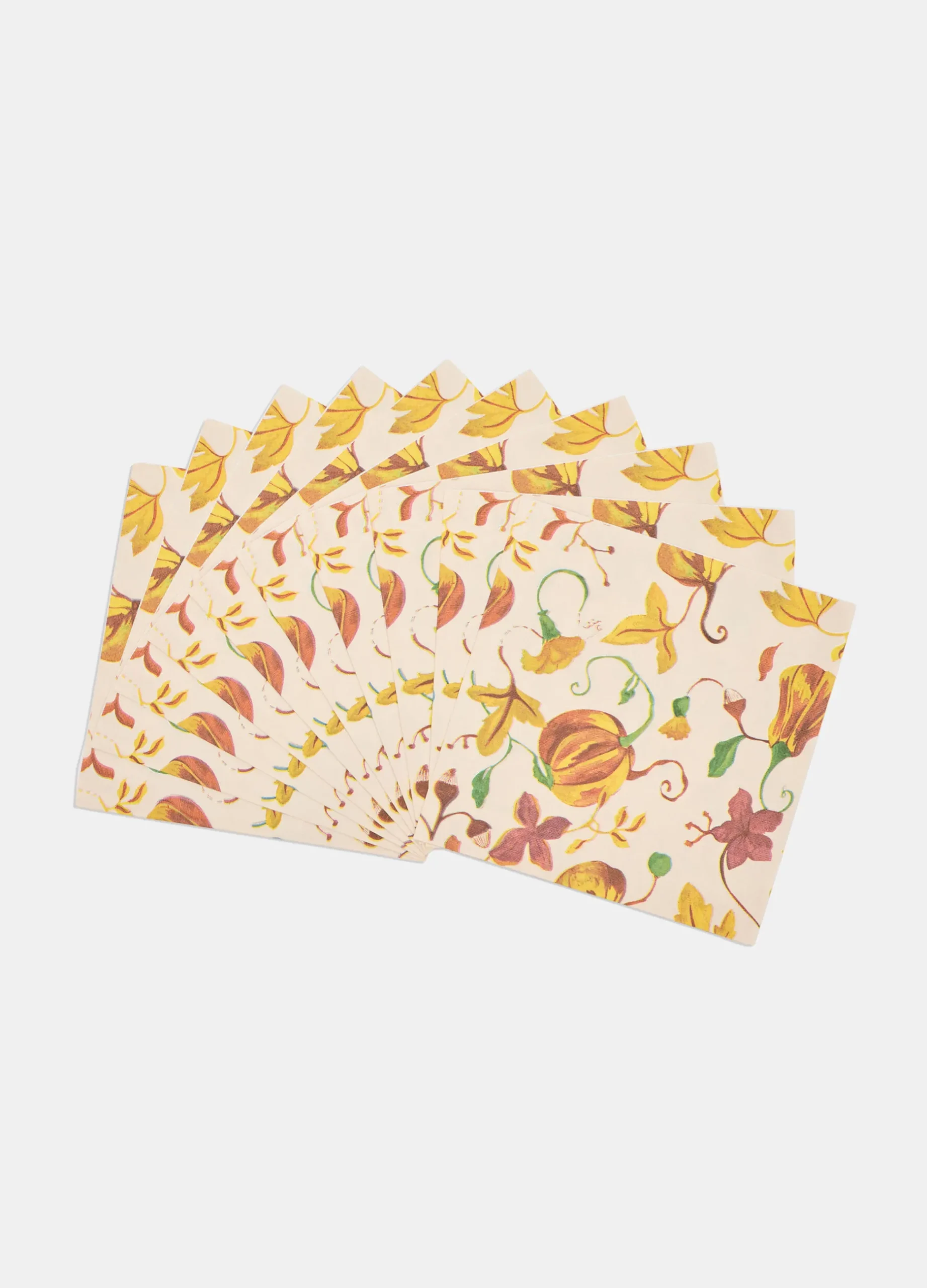 Tovaglioli in carta con stampa autunnale Made in Italy*Croff Sale