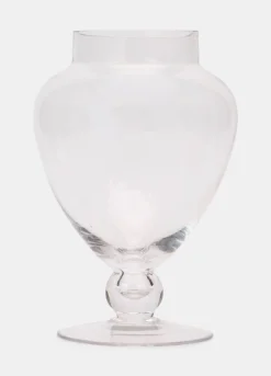 Vaso a coppa in vetro con coperchio*Croff Hot