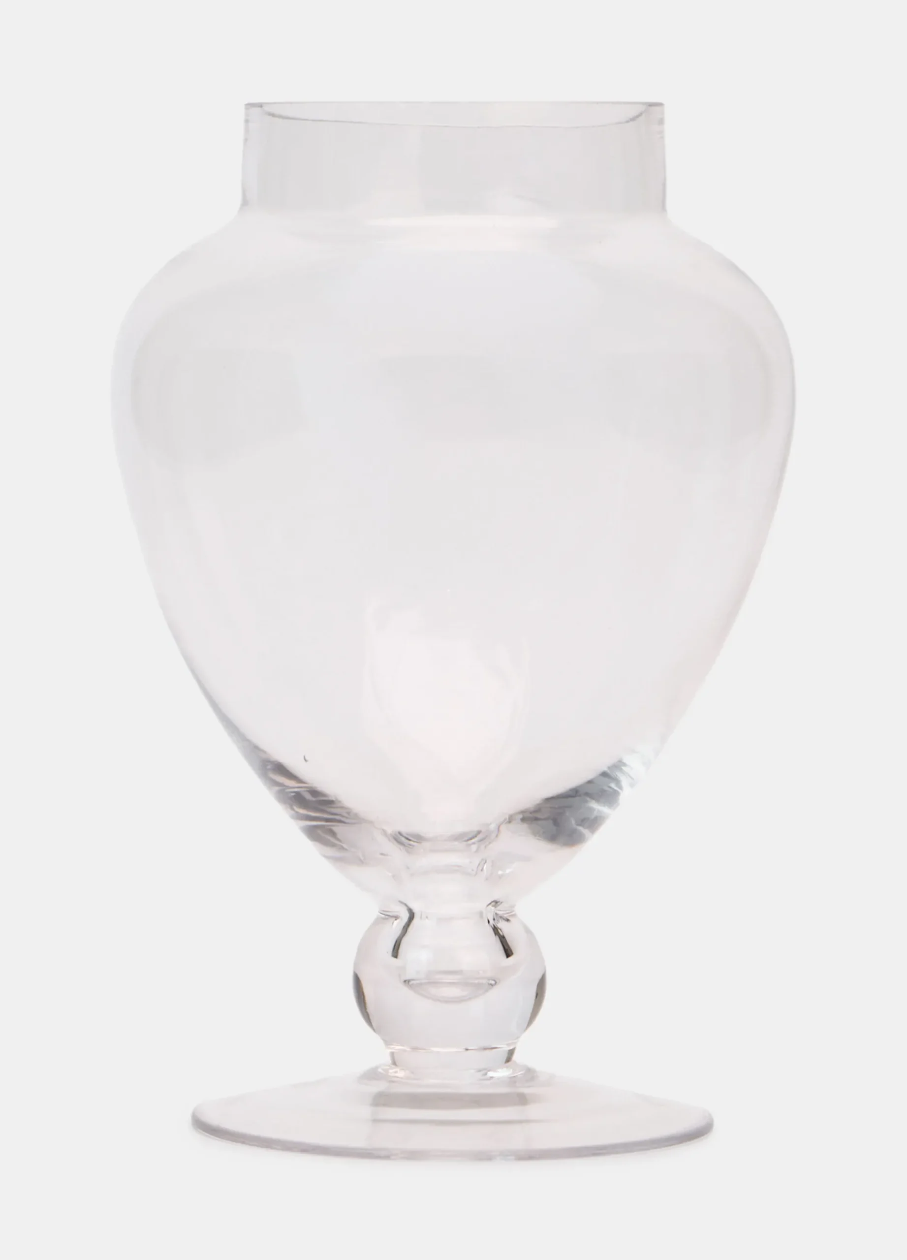 Vaso a coppa in vetro con coperchio*Croff Hot