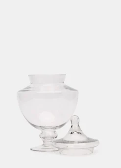 Vaso porta caramelle in vetro con coperchio*Croff New