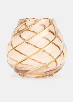 Vaso torchon fatto a mano in vetro*Croff Best