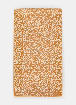 Vassoio rettangolare in ceramica a fiori*Croff Sale