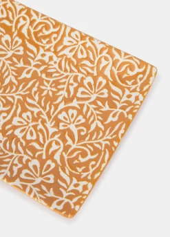 Vassoio rettangolare in ceramica a fiori*Croff Sale