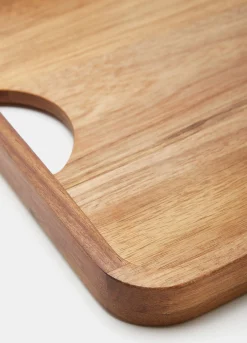 Vassoio rettangolare in legno di acacia*Croff Clearance