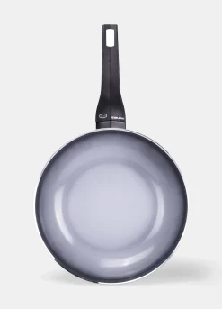 Wok Aria 1 manico 28 cm in alluminio 100% riciclato Made in Italy*Croff New